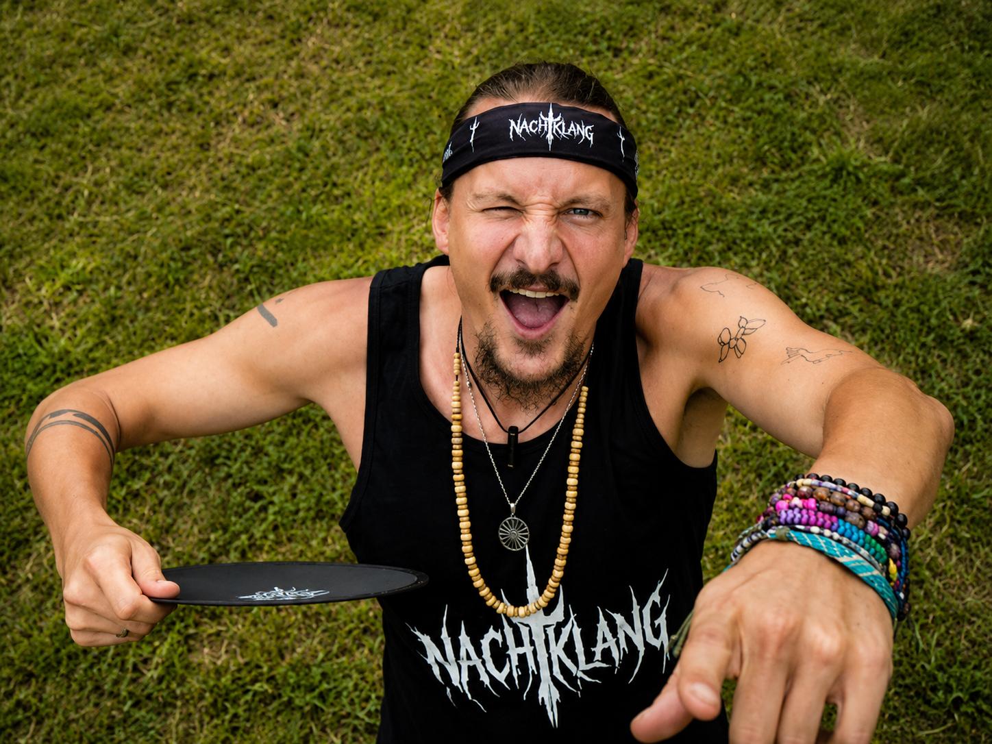 Nachtklang Bandana Signature – Fazzoletto da testa Rave (riciclato)