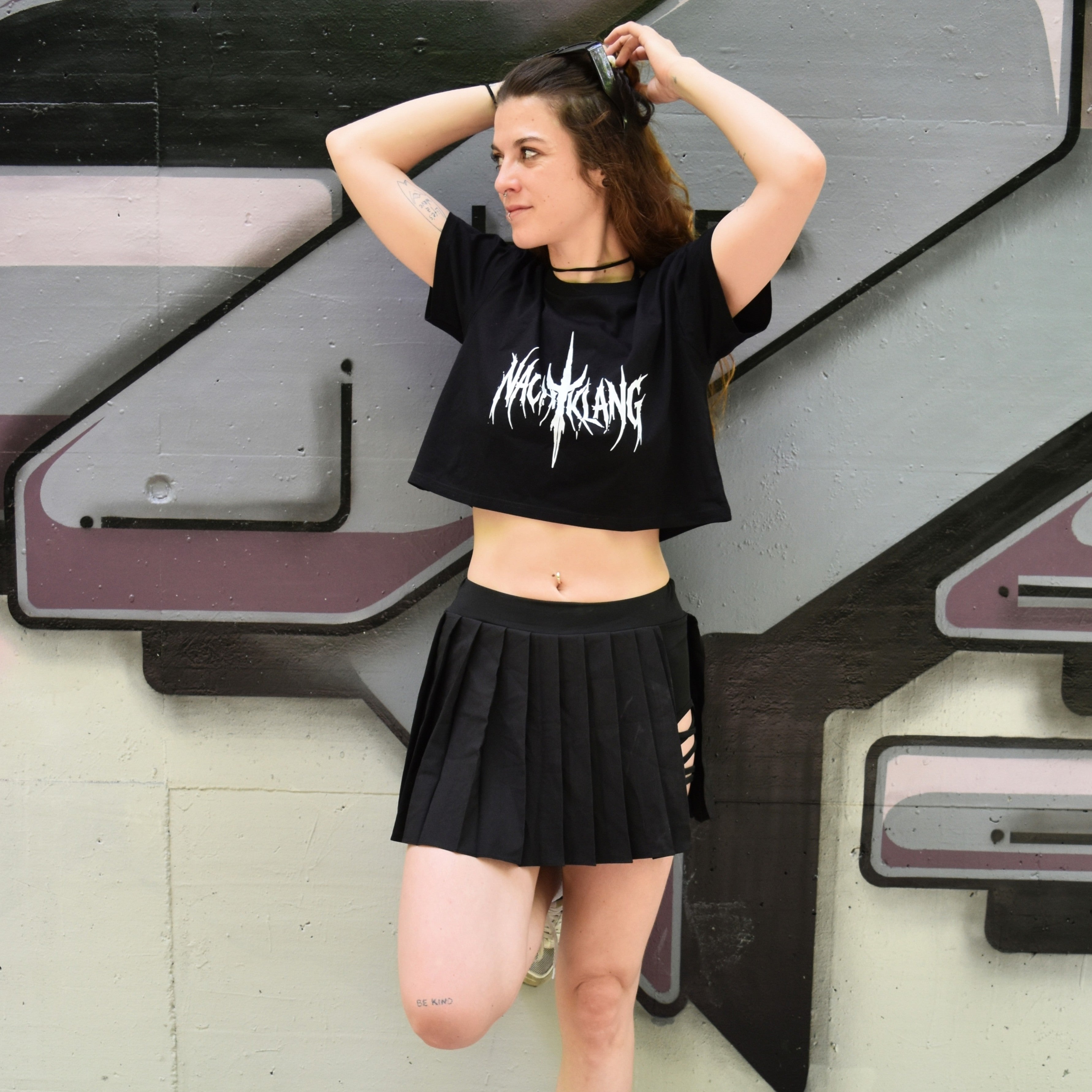 Nachtklang Logo Crop-Top – Rave Crop Top